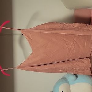 Ann Taylor Pink velvet tank lined xxl